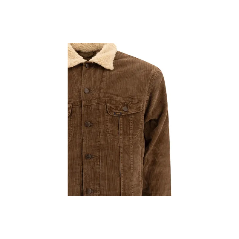 Polo Ralph Lauren Buttoned Corduroy Trucker Jacket-4