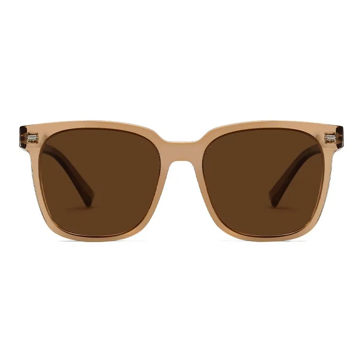 Wood Premium TR/Memory Plastic Square Sunglasses Unisex-0