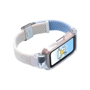 CHUANGYIDA Red Beige Compatibility Watch Band 145~210mm Nylon Material
