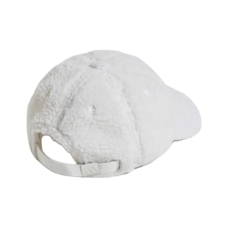Adidas Recycled Polyester Fleece Baseball Caps Unisex White/Brown-1