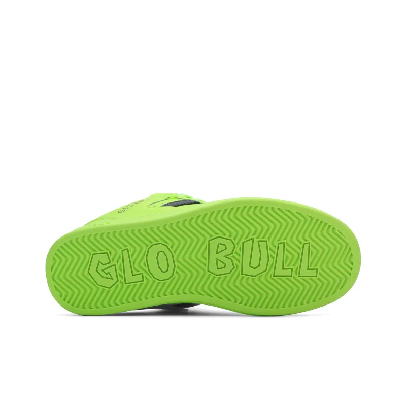 GLO BULL Skateboard Shoes Unisex Low Top Neon Green-5