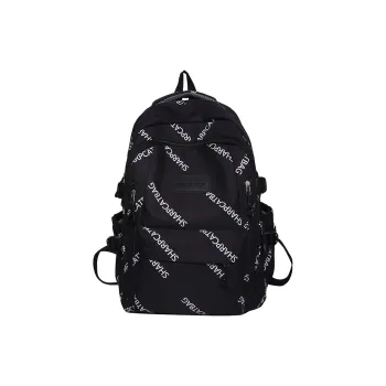Travel Nylon Backpack Unisex Black/White/Blue/Khaki