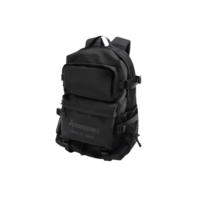 Kawasaki Polyester Backpack Unisex Black-1