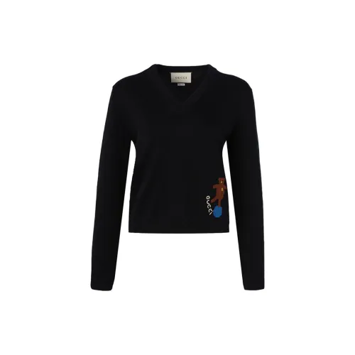 GUCCI Cashmere Sweater Women's Black