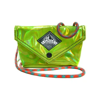 GAGA EQUIPMENT PU Crossbody Bag Regular Unisex Laser Yellow