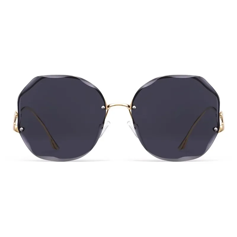 LASHION Alloy Irregular Shape Sunglasses Women's-6