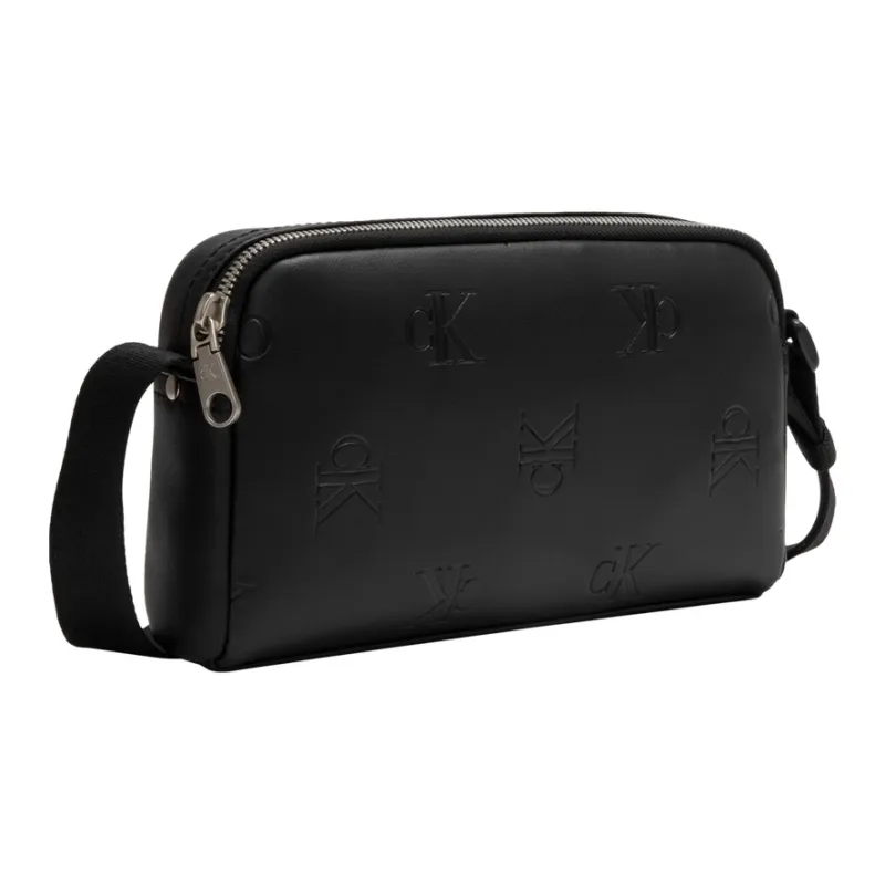 CALVIN KLEIN Synthetic Material Shoulder Bag Medium Size Men's Space Black-1