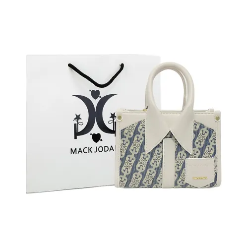 MACK JODAER Synthetic Leather One Shoulder Handbags Women's Denim Blue