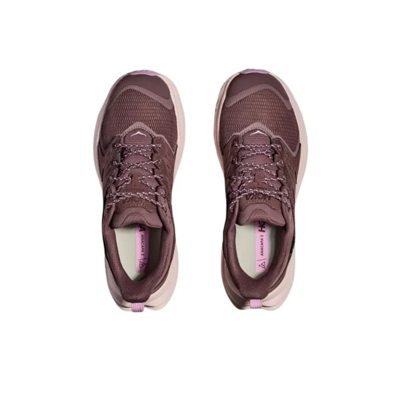 HOKA ONE ONE Anacapa 2 Anti Slip Wear Resistant Low Top Trekking Shoes Women's Umber-3