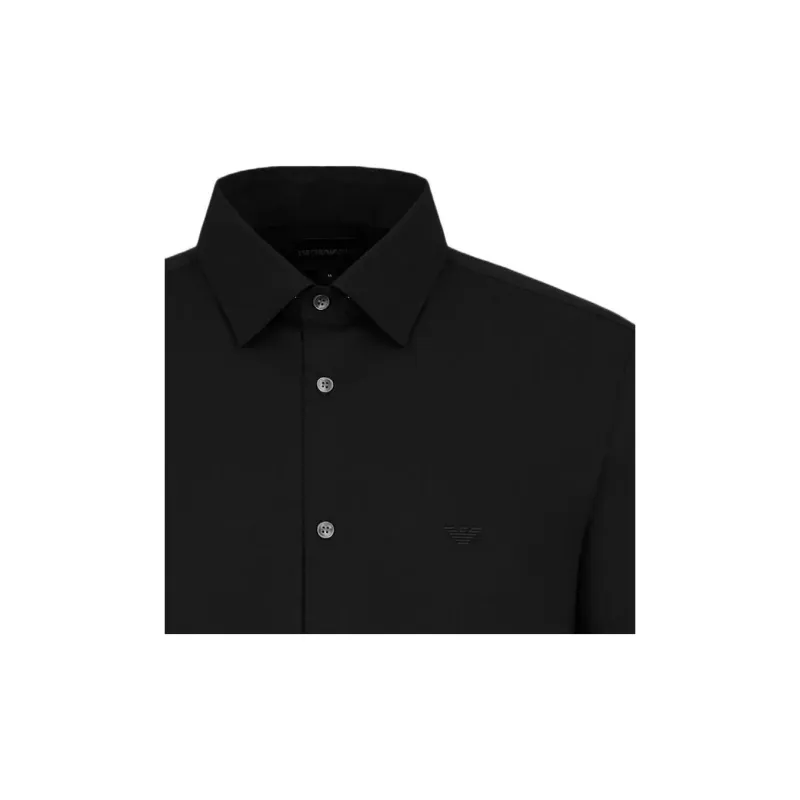 EMPORIO ARMANI Short sleeved Stretch Nylon blend Shirt-5