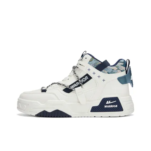 Warrior Casual Comfortable Trendy Versatile Anti Slip And Wear Resistant High Top Skateboard From shoes Men's