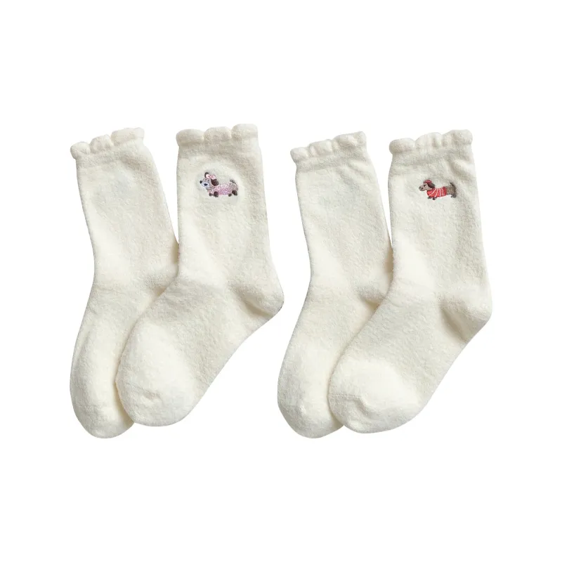Mid Calf Socks Women's Combo Set-12