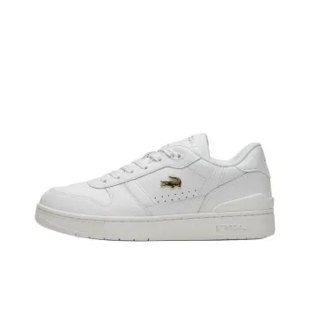 LACOSTE T Clip Slip Resistant Low Top Skateboard Shoes Women's White