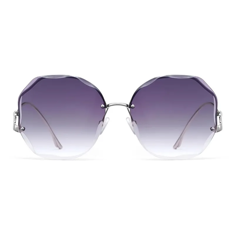 LASHION Alloy Irregular Shape Sunglasses Women's-8
