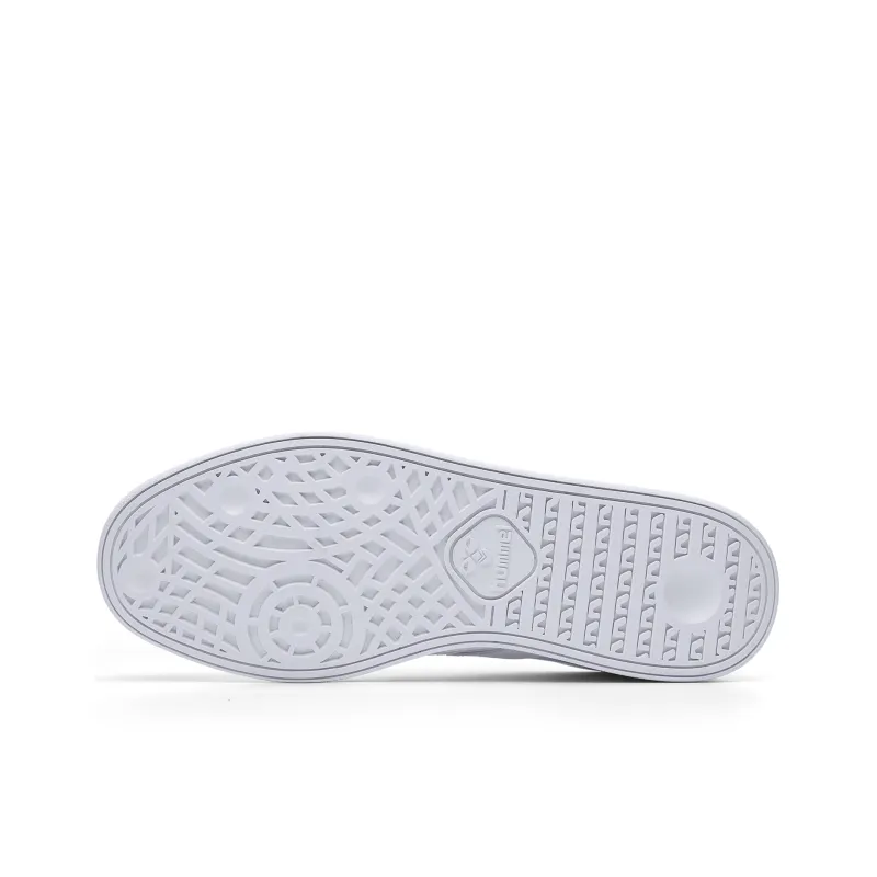 Hummel Slip Resistant, Abrasion Resistant, Lightweight Low Top Casual Shoes Unisex White-4