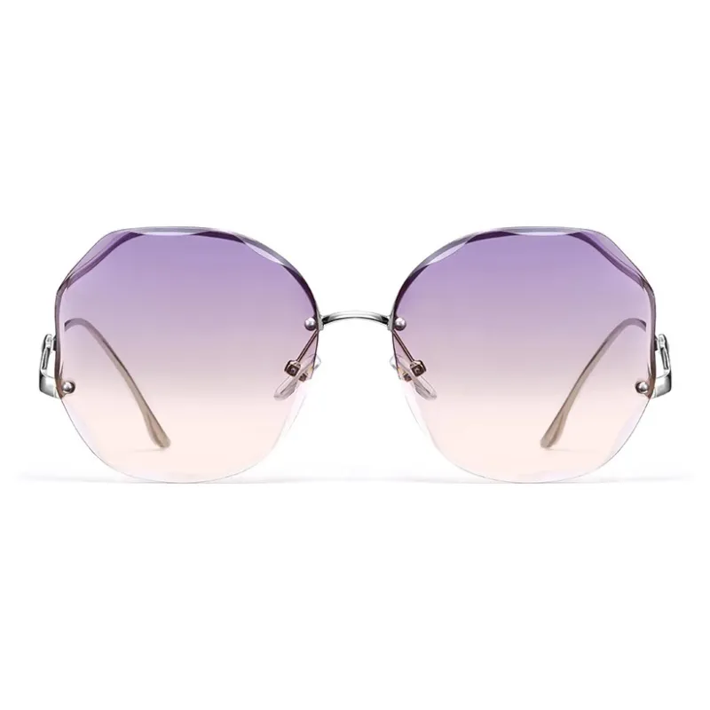 LASHION Alloy Irregular Shape Sunglasses Women's-1