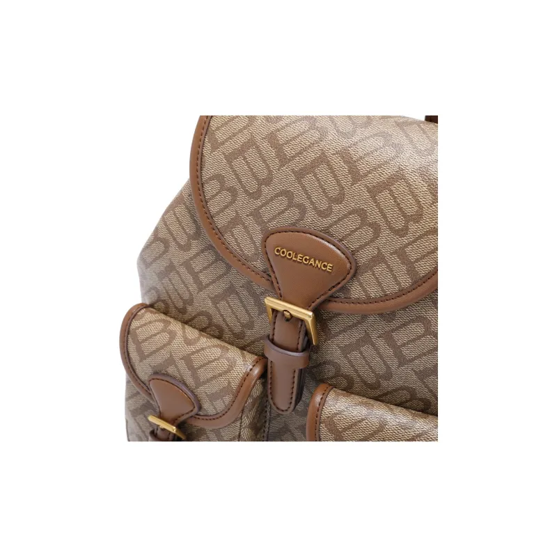 BELLE Artificial Leather Backpack Women's Multicolor-4