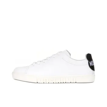 MOSCHINO Low Top Stylish Skateboarding Shoes Women's White
