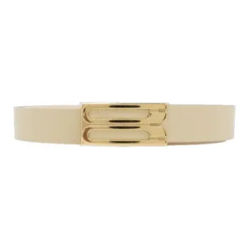 Victoria Beckham Logo Plaque Buckle Belt