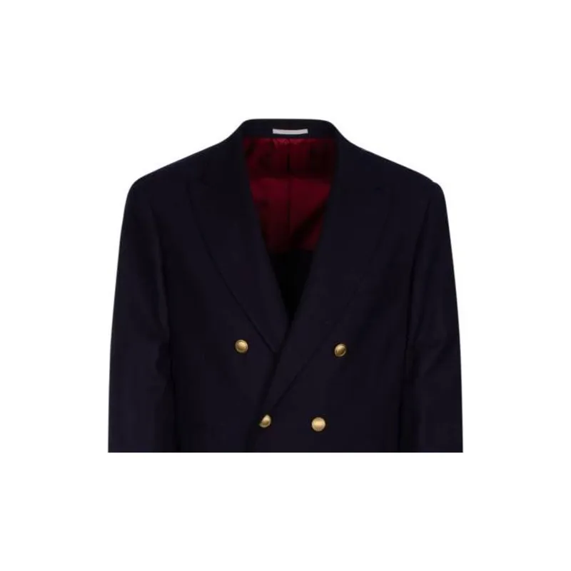 Brunello Cucinelli Buttoned Tailored Blazer-2