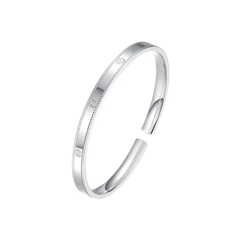 CHIEMOT S999 Fine Silver Bangles Women's-0