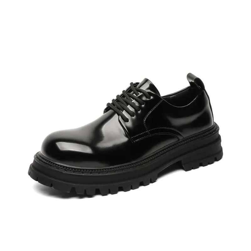 Chi Wolf Derby Shoes Casual Shoes Men's Black-1