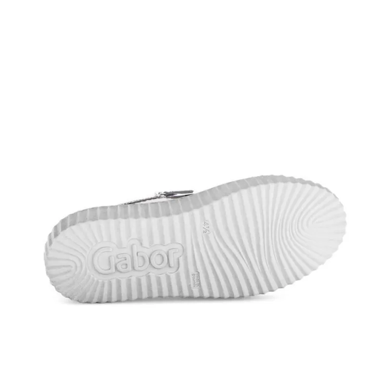 Gabor Fashion Low-Top Skateboard Shoes Women's Gray-5