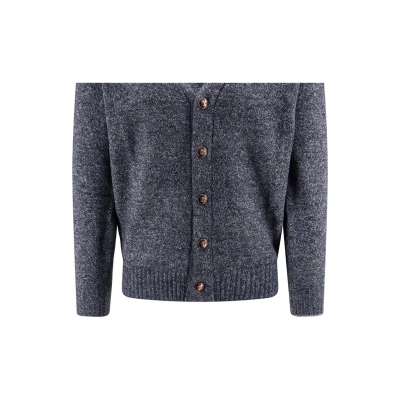 Brunello Cucinelli Buttoned Long-Sleeved Cardigan-4