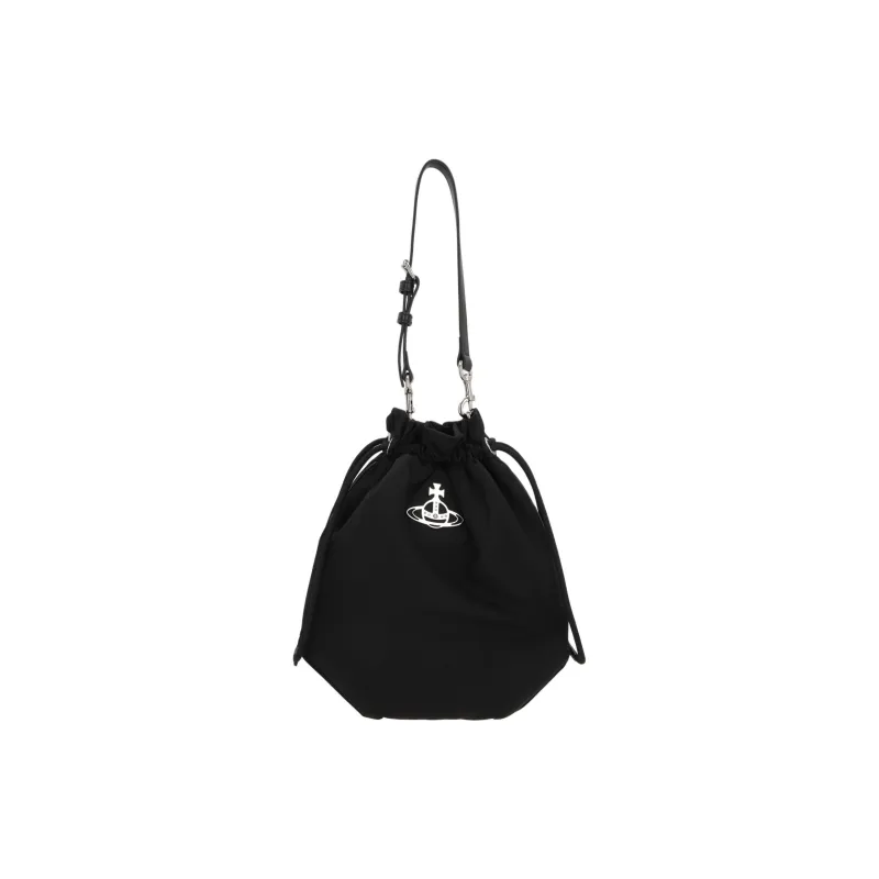 Vivienne Westwood Logo Plaque Strapped Tote Bag-0