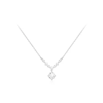 JOLLY NOTE Sterling Silver Necklaces Women's Good Luck