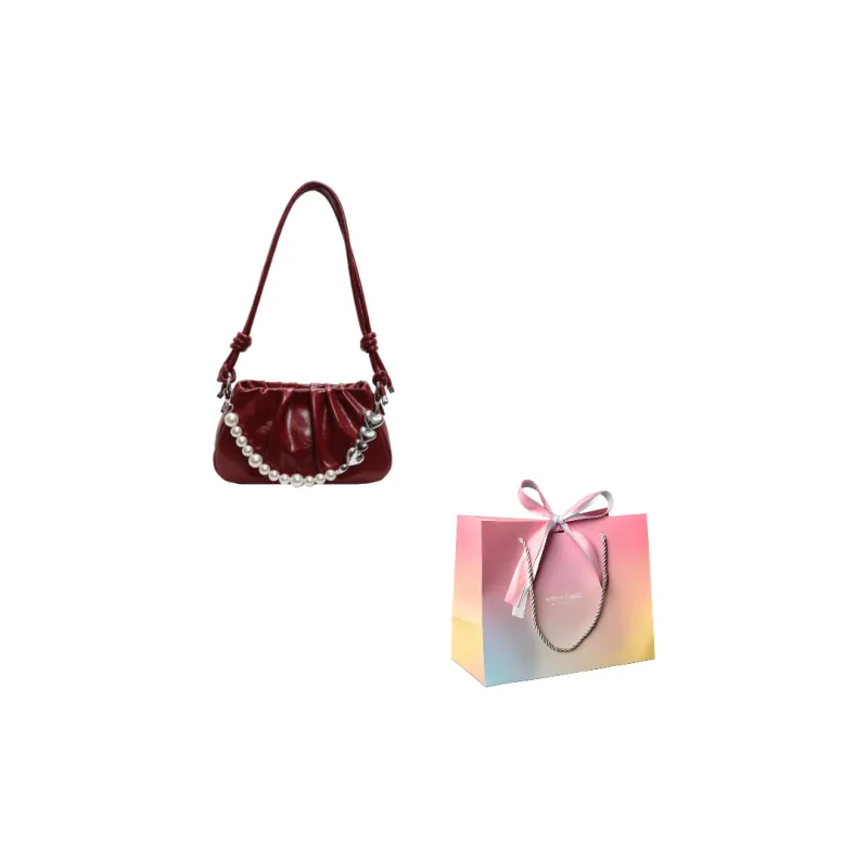 Yalu PU Crossbody Bag, Shoulder Bag Regular Women's Ecru/Silver/Black/Red/Coffee-10