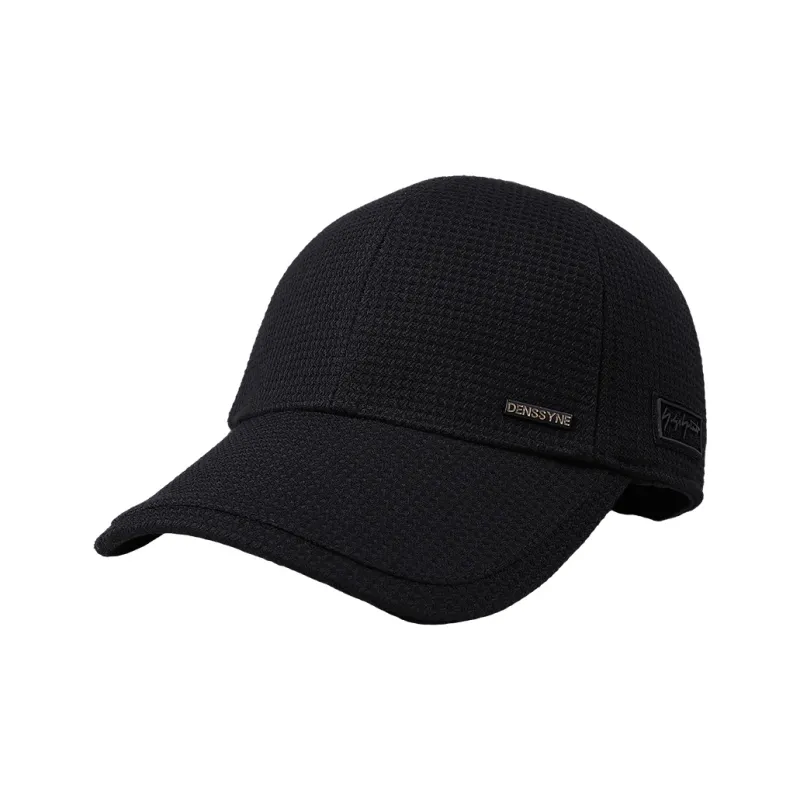 DENSSYNE Woolen Baseball Caps Men's Black-0