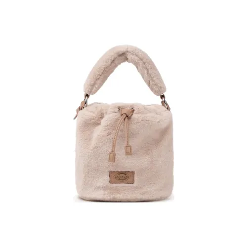 Dickies Polyester Bucket Bags Handbags Medium Size Women's Milk Tea Beige