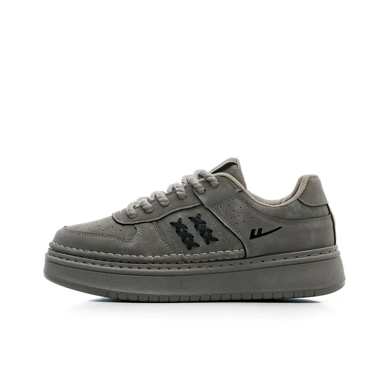 Warrior Warrior Lightweight Low Top Skateboard Shoes Men's Gray Green 1.0-0