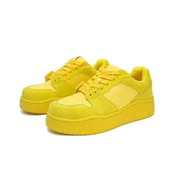 Bellum Han Slip Resistant Low Top Skateboard Shoes Men's Yellow