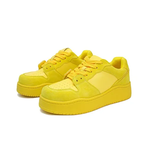 Bellum Han Slip Resistant Low Top Skateboard Shoes Men's Yellow