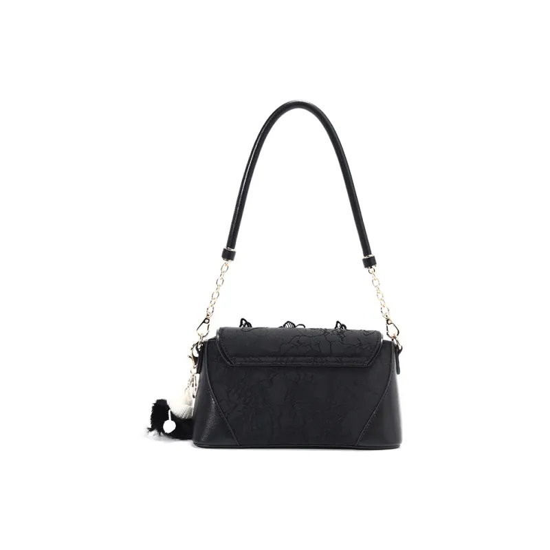 Carit&Koty Polyurethane Synthetic Leather Handbag Shoulder Bag Crossbody Bag Medium Size Women's Pink White Black-20