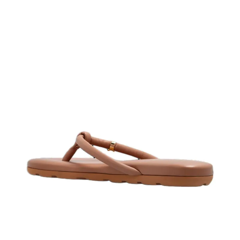 GIANVITO ROSSI Flip Flops Women's Brown-3