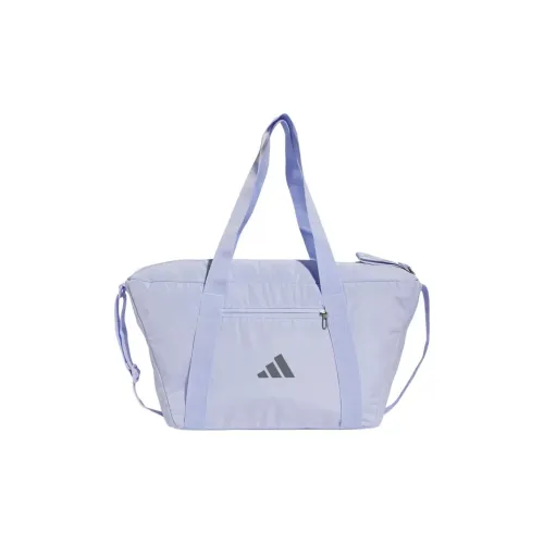 Adidas Polyester Portable One Shoulder Gym Bag Medium Size Women's Violet