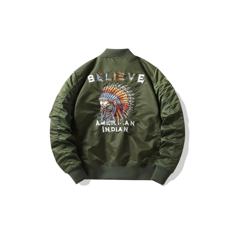 TREK&TRAVEL Baseball Jacket Men's-1