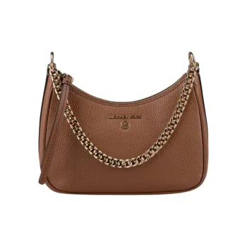 MICHAEL KORS Jet Set Charm Leather One Shoulder Handbag Trumpets Women's Leather Brown