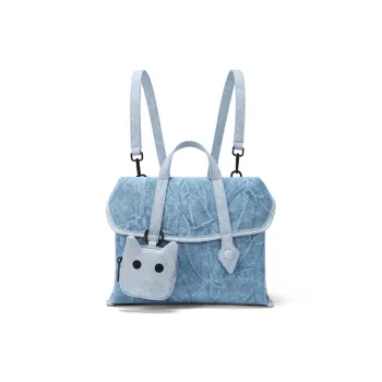 NOXXON Nylon Backpack Regular Women's Mist Blue/Desert Yellow