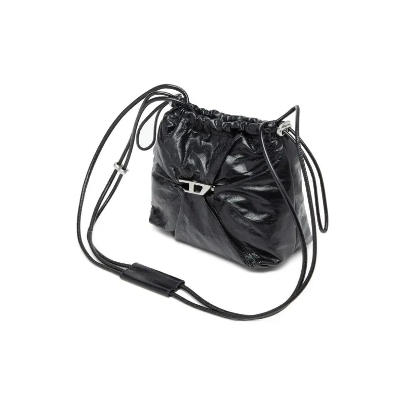 DIESEL Scrunch D Drawstring Bucket Bag-2