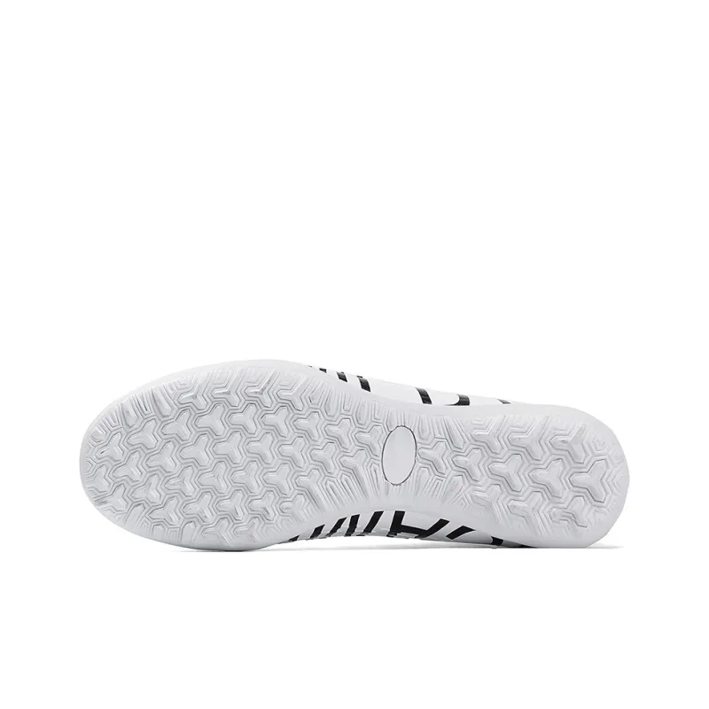 OFFER AITR Soccer Shoes Unisex High Top Black/White-10