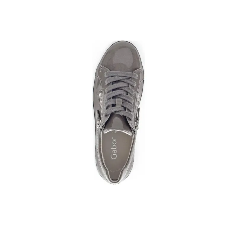 Gabor Fashion Low-Top Skateboard Shoes Women's Gray-3