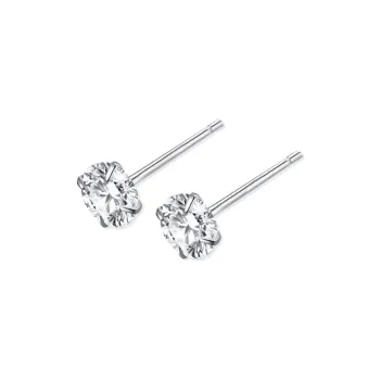 BTOE 999 Fine Silver Stud Earrings Women's