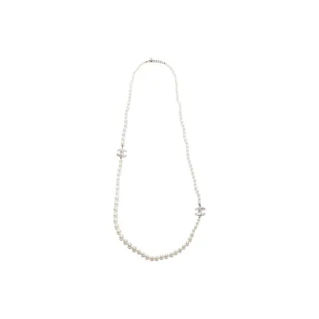 CHANEL 2016 Cc Faux-pearl Necklace