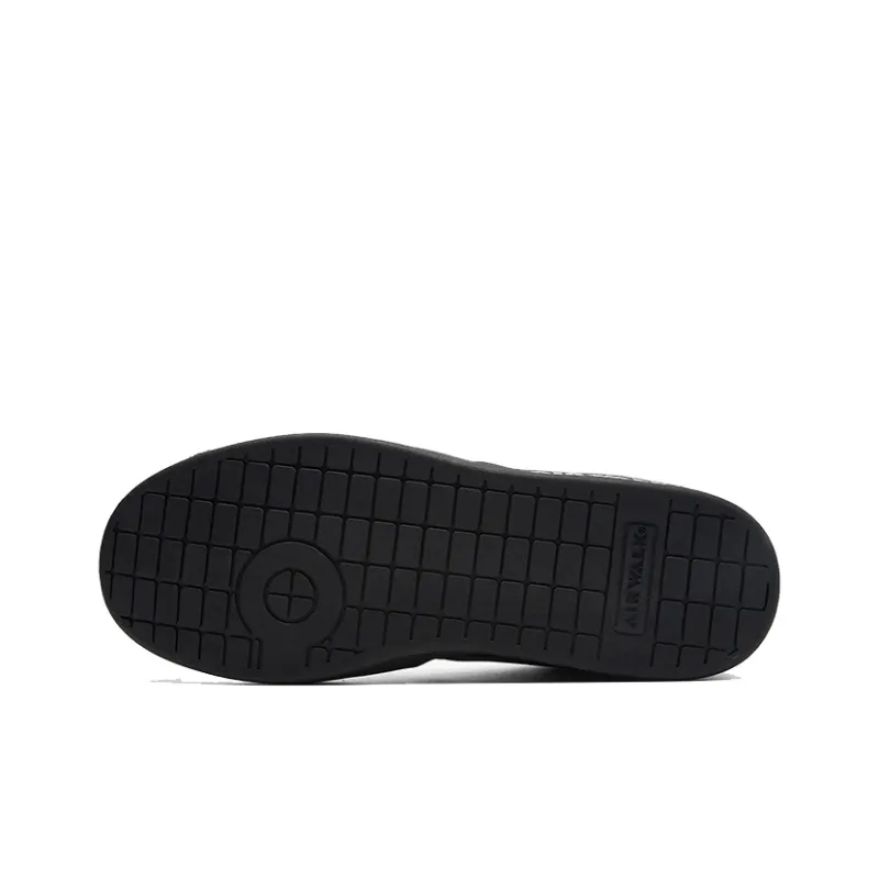 Airwalk Anti-Slip Wear-Resistant High-Top Skateboard Shoes Men's Black Purple-4