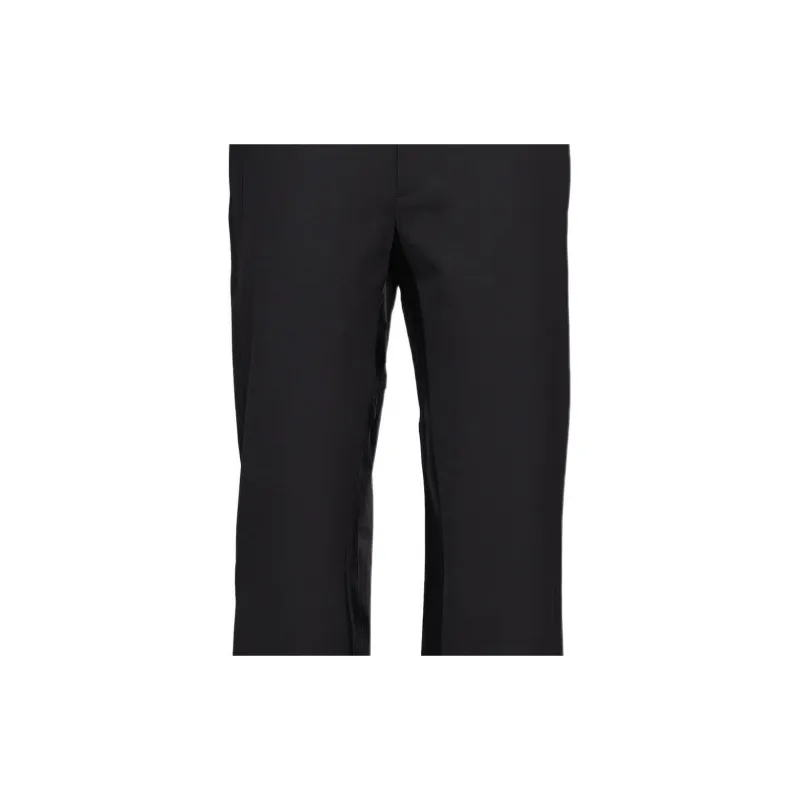 PRADA Logo Plaque Straight Leg Trousers-4