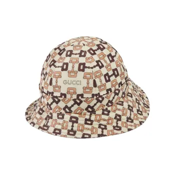 GUCCI Nylon Bucket Hats Women's Multicolor